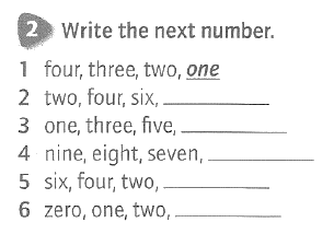 Упражнения на отработку количественных числительных на английском языке