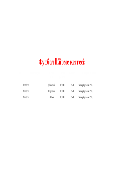 Соревнавание по футболу 3-5 классы