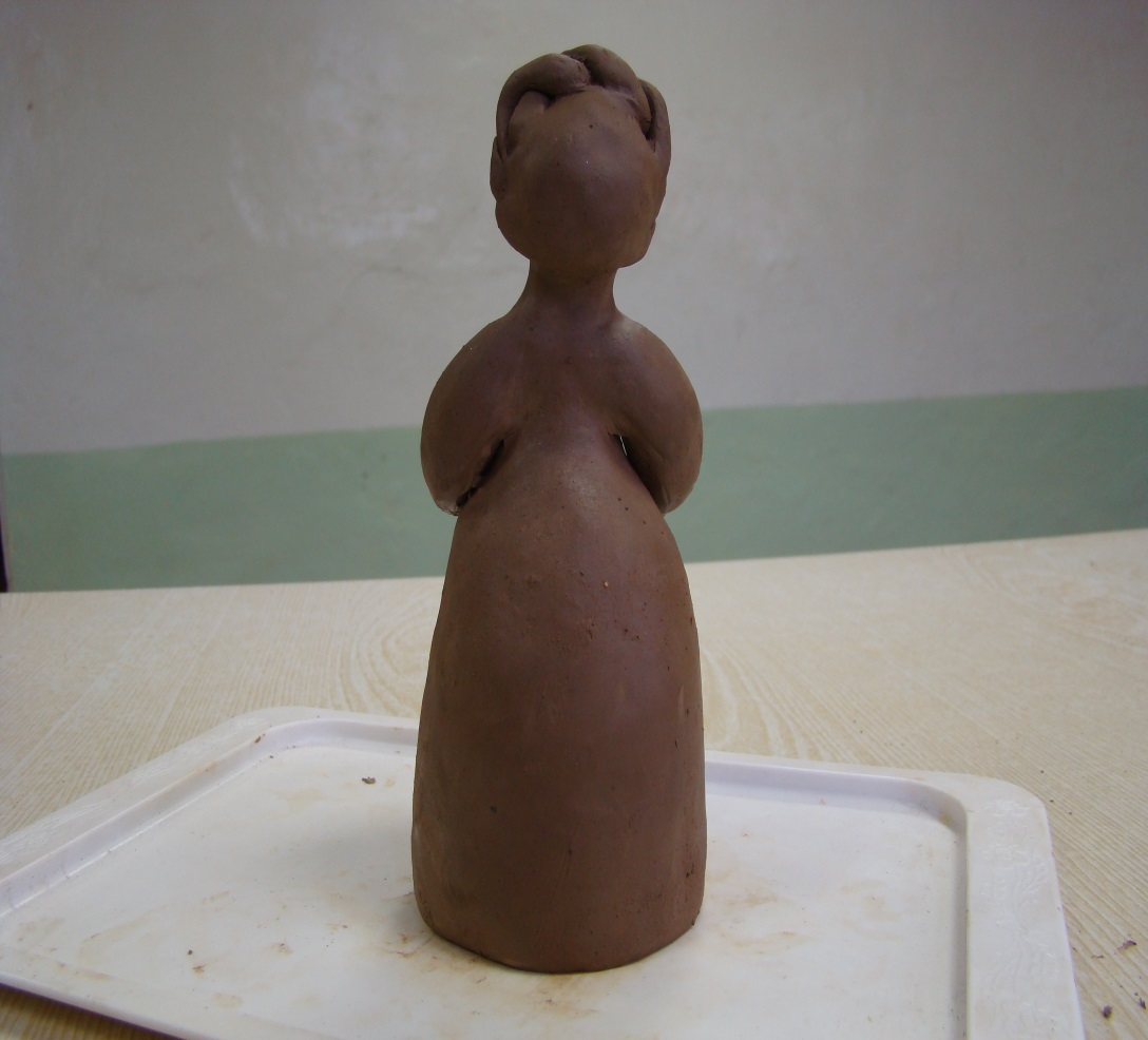 Мастер-класс « Изготовление глиняной игрушки « Барынька».