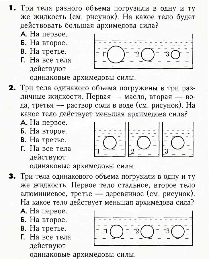 Урок по физике для 7 класса