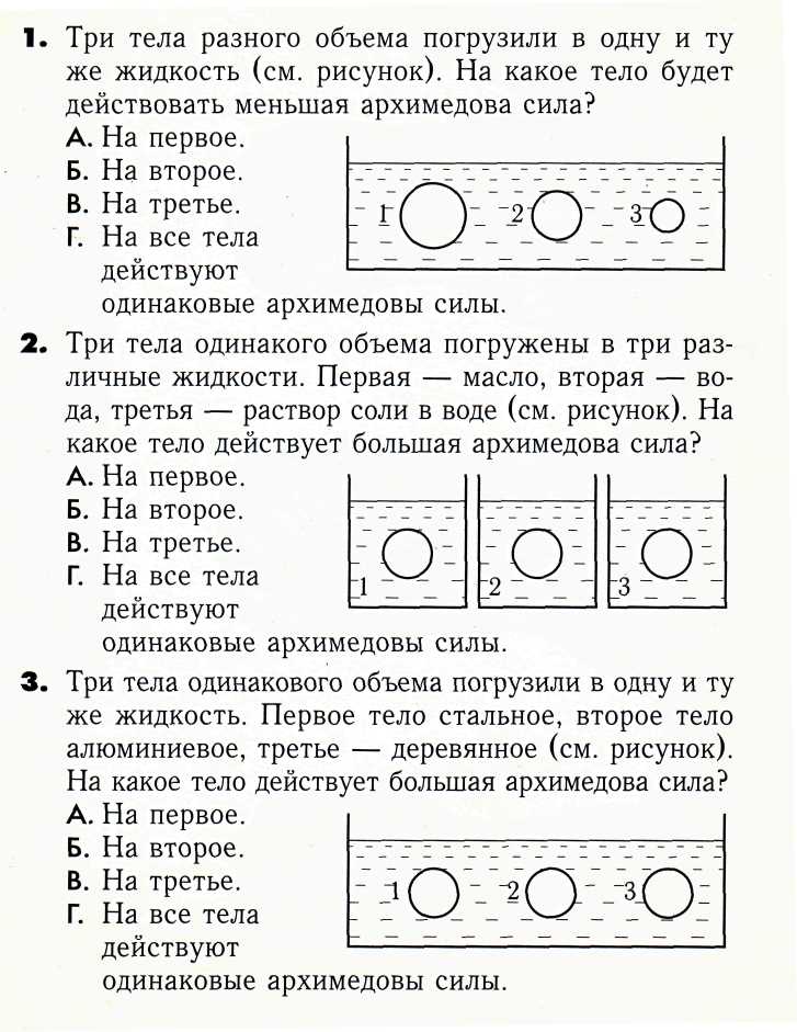 Урок по физике для 7 класса