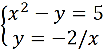 Решение систем уравнений ІІ степени с двумя переменными