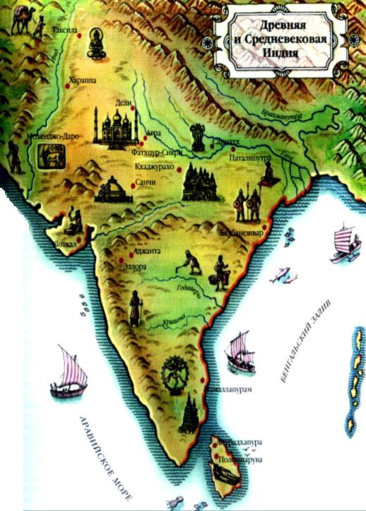 Конспект урока всемирной истории в 6 классе Древний Индостан