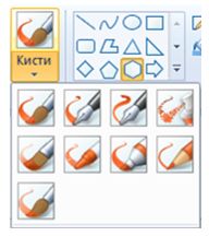 Инструменты графического редактора Paint.