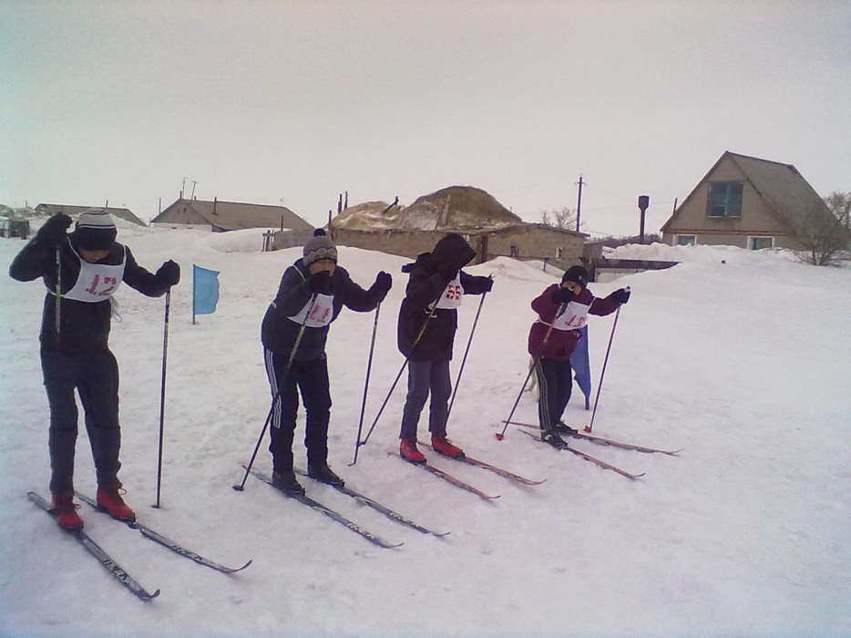 Урок физкультуры на Тема: «Лыжный марафон»