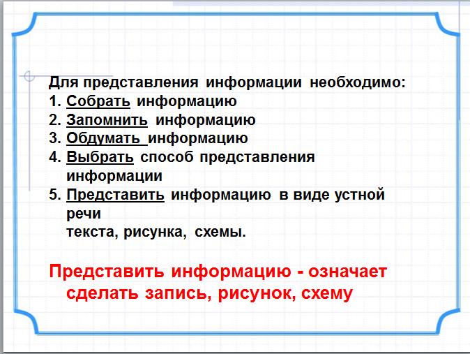 Конспект урока по информатике в 3 классе