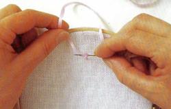 Урок по вышивке лентами