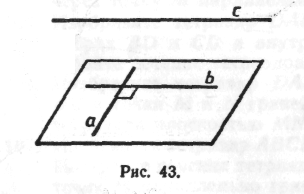 Конспект урока математики Перпендикулярность прямой и плоскости