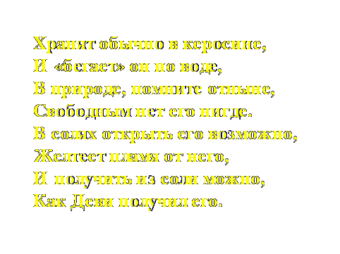 КОНСПЕКТ УРОКА - ПУТЕШЕСТВИЯ ПУТЕШЕСТВИЕ ПО ГОРОДУ ХИМИКОВ (8 КЛАСС)