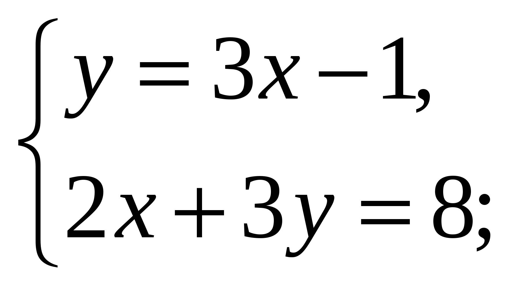 Конспект урока по алгебре 7 класс по теме Способы решения систем линейных уравнений.