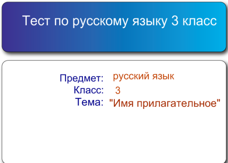 Урок русского языка в 3 классе по теме Словообразование имен прилагательных. Разбор имени прилагательного по составу.