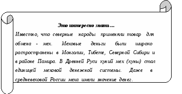 Разработка урока. Деньги, их сущность и функции