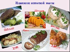 УРОК ПРОИЗВОДСТВЕННОГО ОБУЧЕНИЯ ТЕМА: «Приготовление блюд из рубленого мяса и котлетной массы»