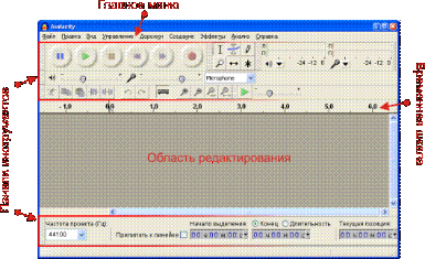 Практическая работа в звуковом редакторе Audacity