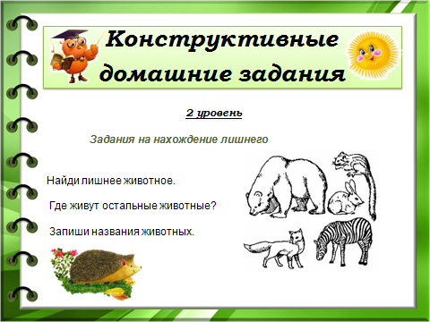 Из опыта работы Дифференцированное домашнее задание как способ повышения качества знаний на уроках окружающего мира