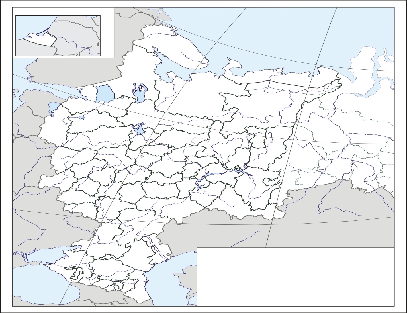 Западный макрорегион - Европейская Россия.