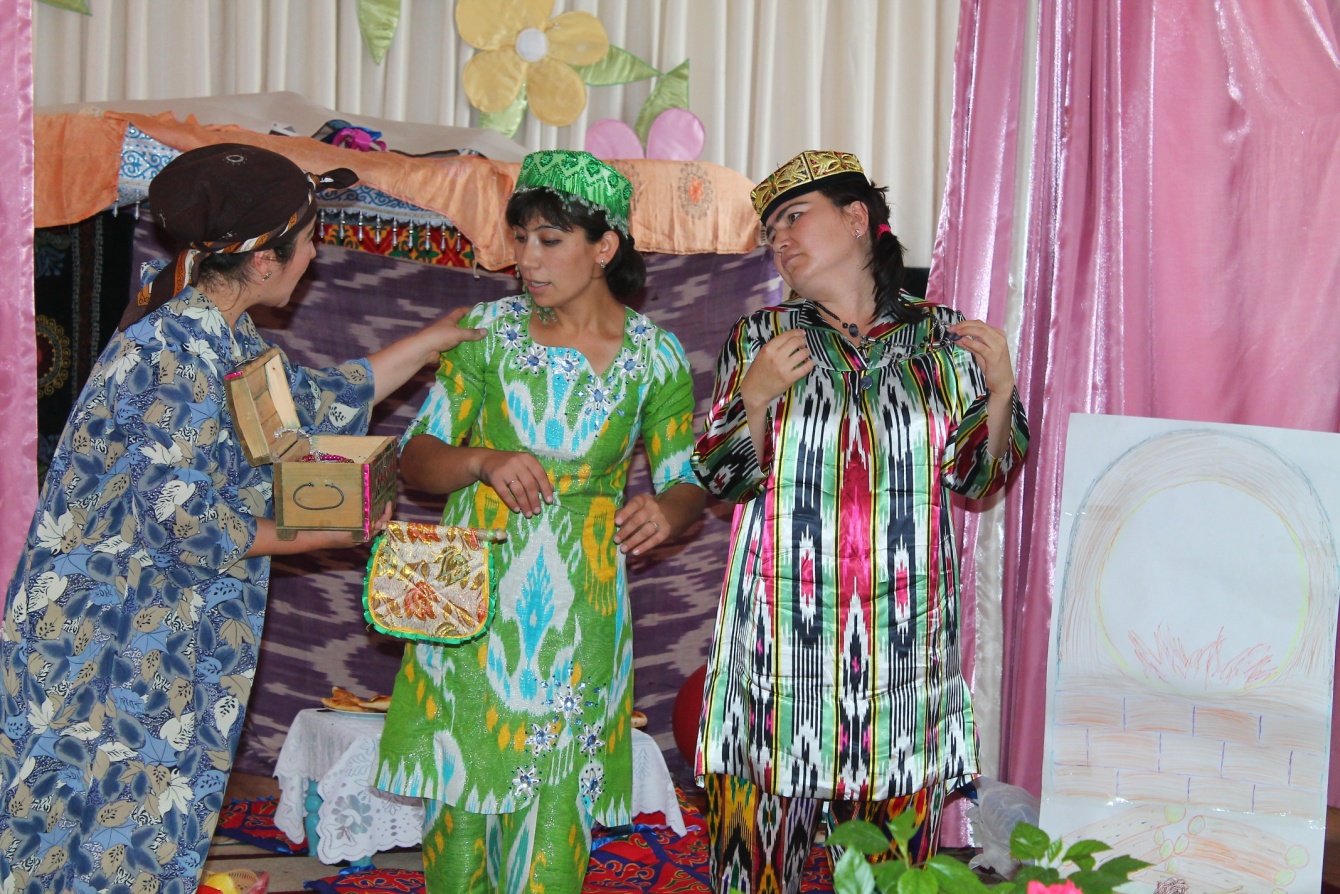 Открытая занятия для средних групп (Узбекская народная сказка Зумрад и Киммат)