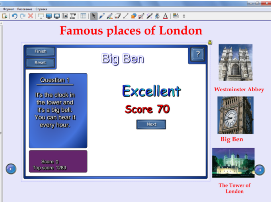 План урока английского языка в начальной школе с использованием Smart Board на тему London is worth visiting