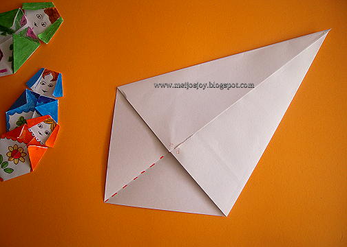 Мастер класс матрешка - оригами