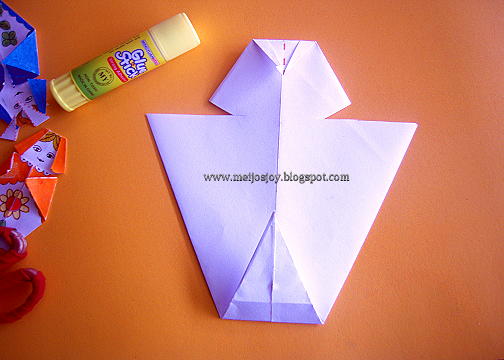 Мастер класс матрешка - оригами