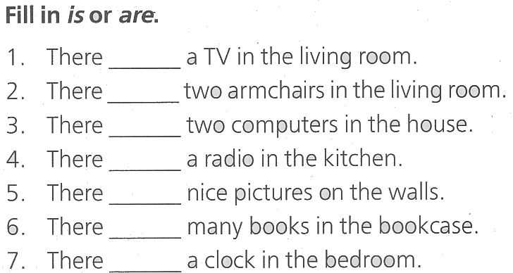 Описание картинки there is there are