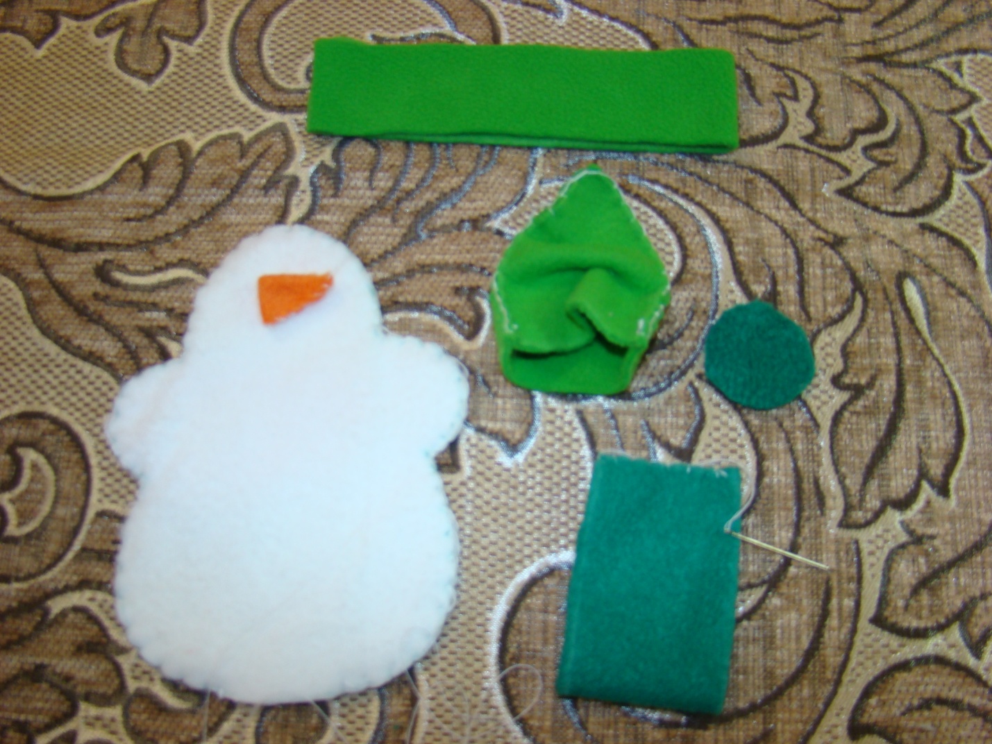 Мастер-класс Изготовление мягкой игрушки-снеговик