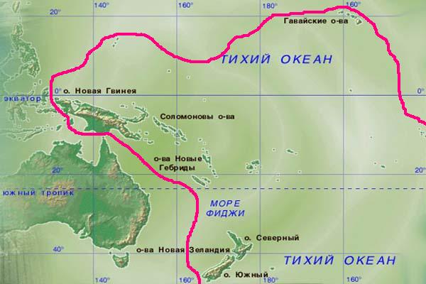 Презентация по географии для 7 класса Океания-островная часть света