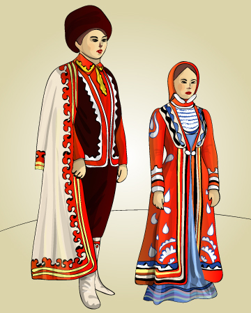 Методическая разработка занятия Башкирский национальный костюм