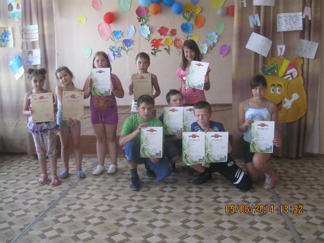 Отчёт пришкольного оздоровительного лагеря «Радуга» на базе МКОУ Скляевской СОШ «Лето- 2014»
