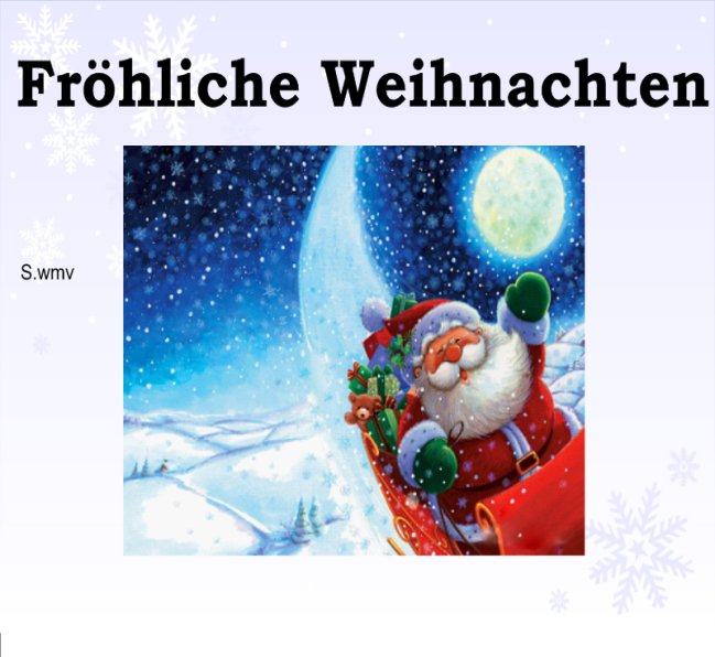 Урок немецкого языка с использованием интерактивной доски на тему Weihnachten (5 класс)