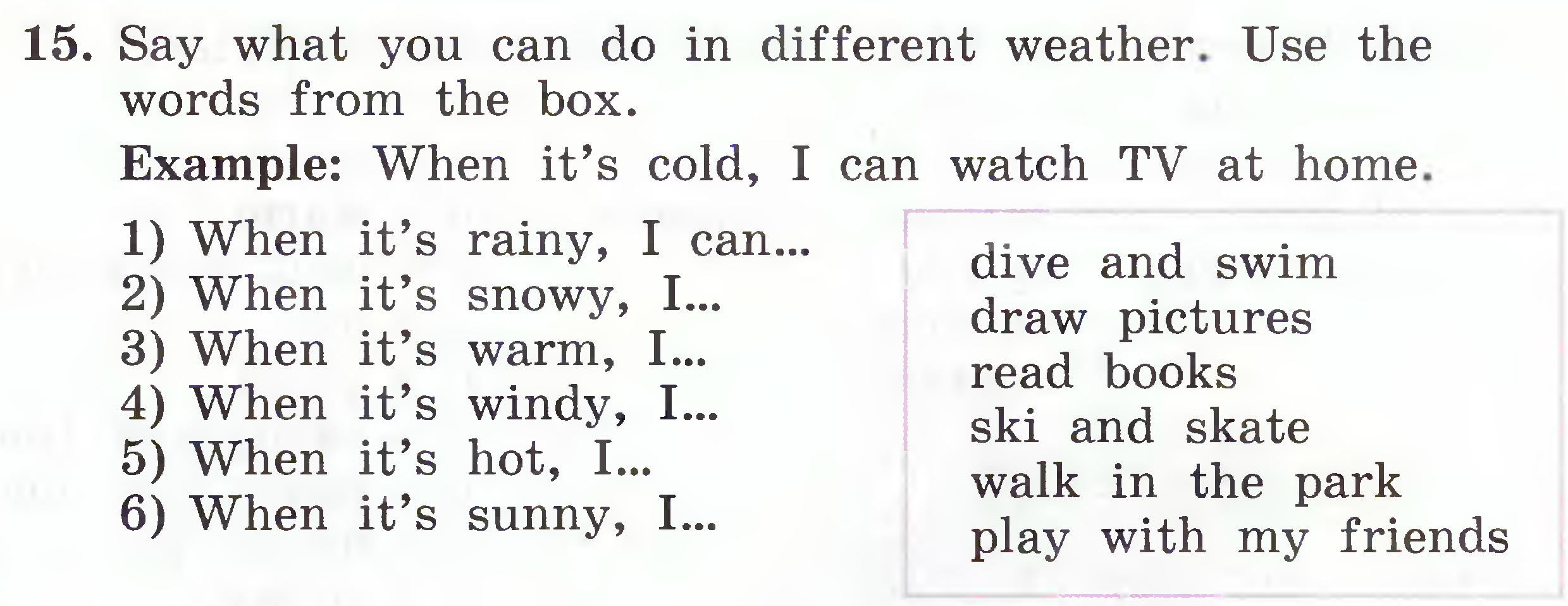 Конструкт урока английского языка в 4 классе по теме «Погода»