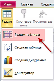 Практическая работа Создание базы данных. Процессоры