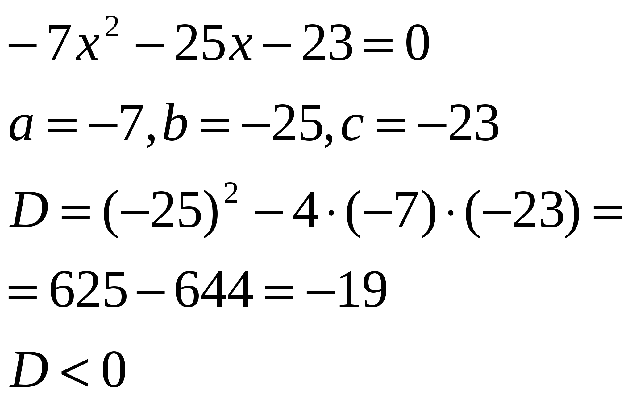 Справочная таблица по теме: Квадратные уравнения