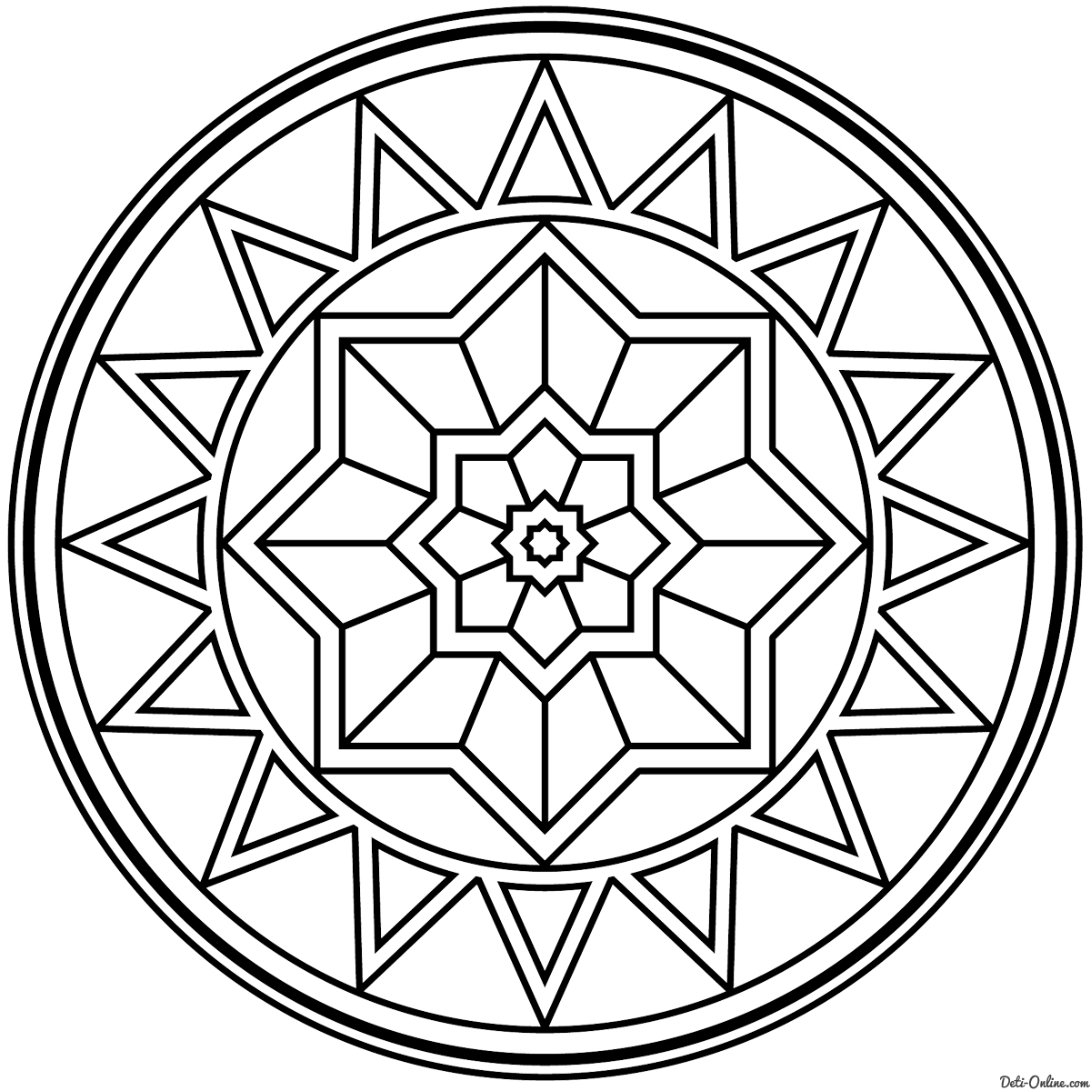 Интегративный урок «Мандалы» по теме «Окружность и круг»