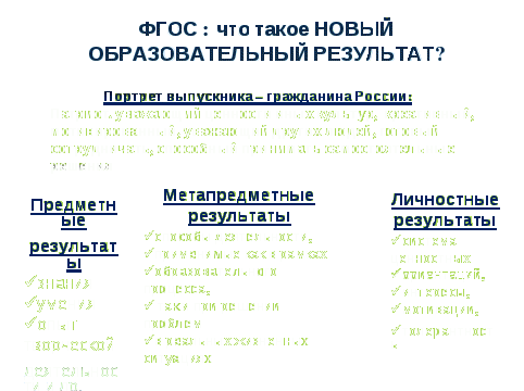 Педагогический совет Тема: «Разработка тематических контрольных работ, соответствующих требованиям ФГОС».