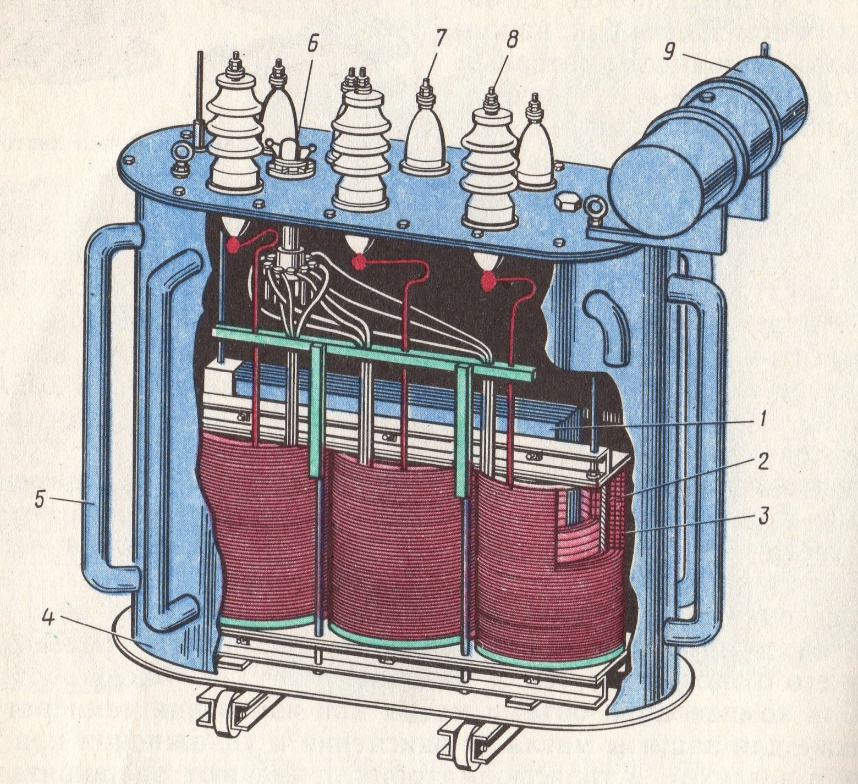 Эскиз силового трансформатора