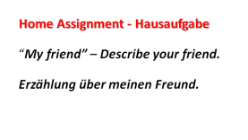 Интегрированный урок: английский + немецкий язык по теме: Дружба, 10 класс