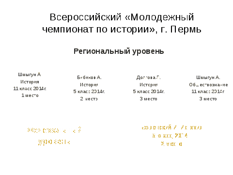 Обобщение опыта работы по теме Подготовка обучающихся к олимпиадам по истории, праву, обществознанию