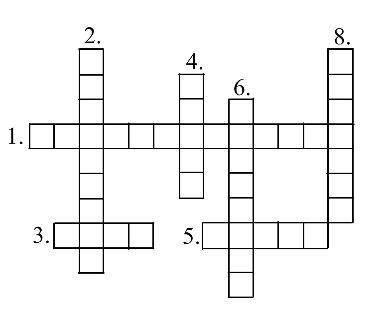 Кроссворд живые организмы 5 класс