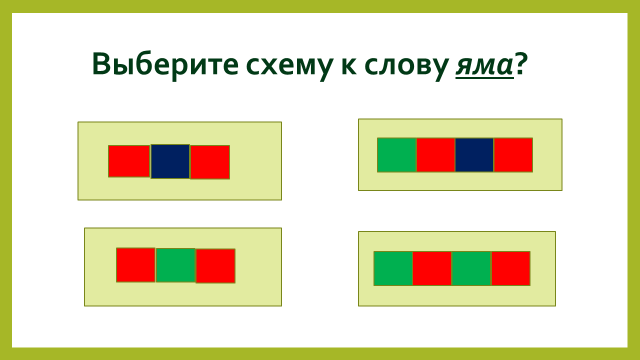 Слова на нс. Схема слова яма. Яма звуковая схема. Звуковая схема слова яма. Дети схема цветная звуковая.