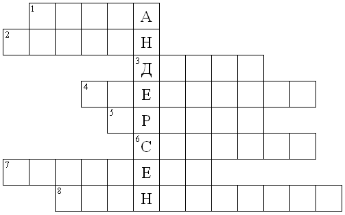 Литературные кроссворды (5 класс)