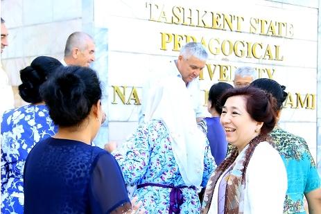 Творческая работа учителя узбекского языка и литературы о 35-летии встречи с сокурсниками Таш ГПИ имени Низами (Дийдор ширин).