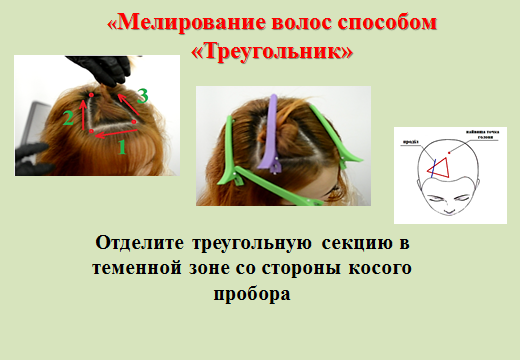 Урок методическая разработка «Мелирование волос способом «Треугольник»