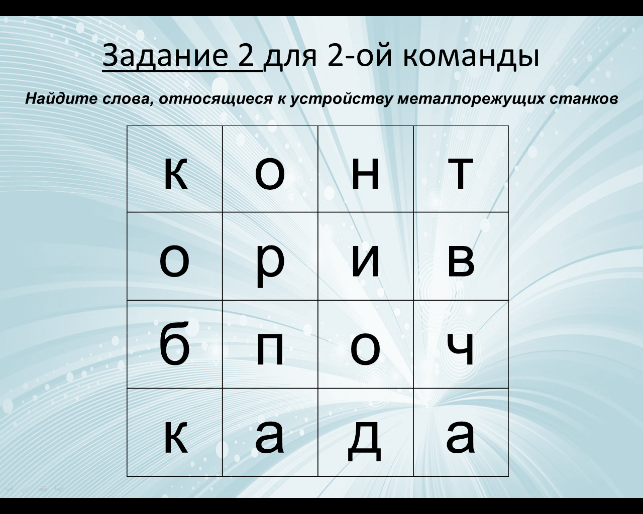 Методическая разработка обобщающего урока Металлорежущие станки