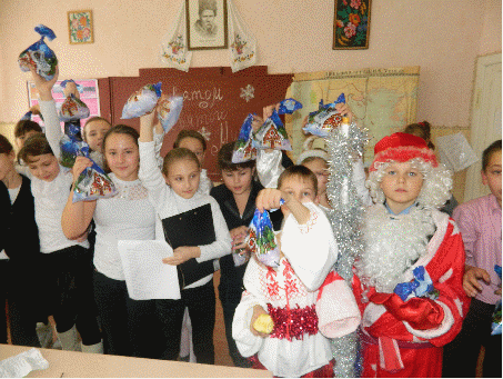 Внеклассное мероприятие на тему Зимові свята або подарунки від Миколая