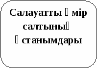 Салауаттылық – саулық негізі 7 класс