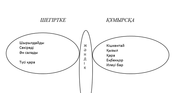 Ана тілінен Шегіртке мен құмырсқаашық сабақ