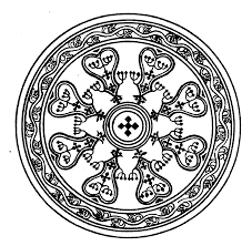 Конспект урока по черчении на тему Якутские круговые орнаменты с помощью деления окружности на равные части.