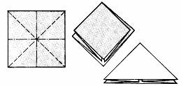 Куб. Объем куба. Изготовление куба в технике оригами.