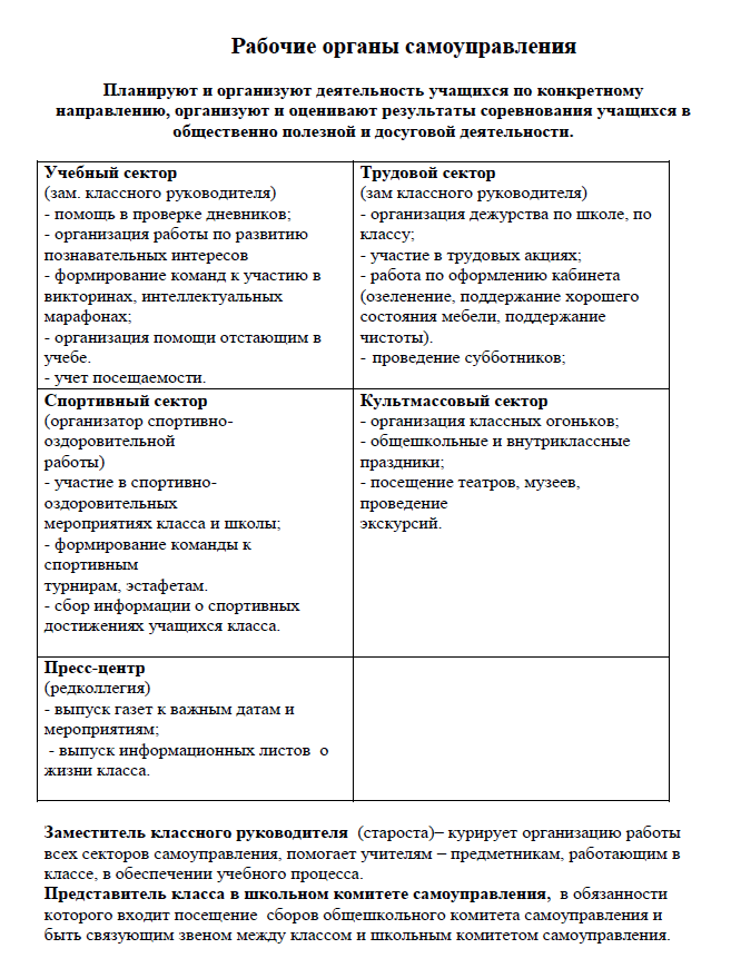 Программа деятельности классного руководителя 9 класса.